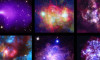 Chandra Teleskobu, çarpışarak birleşen galaksi öbeklerini kayda aldı