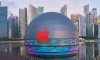 Apple, su üzerinde duran ilk mağazasını Singapur'da açıyor