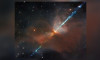 Hubble, uzayda alevli bir kılıç gibi uzanan oluşumu görüntüledi