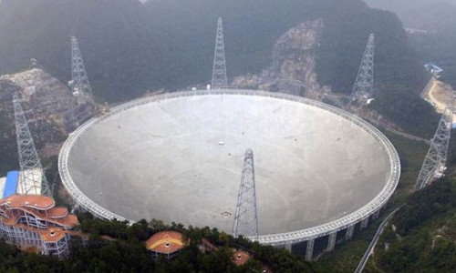 Çin'den 30 futbol sahası büyüklüğünde dev teleskop