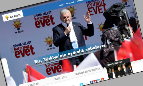 AK Parti'nin sitesine siber saldırı
