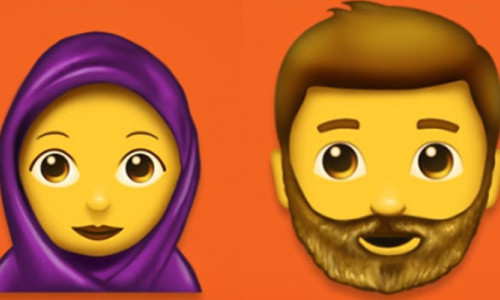 İşte başörtülü kadın ve sakallı erkek emojileri 