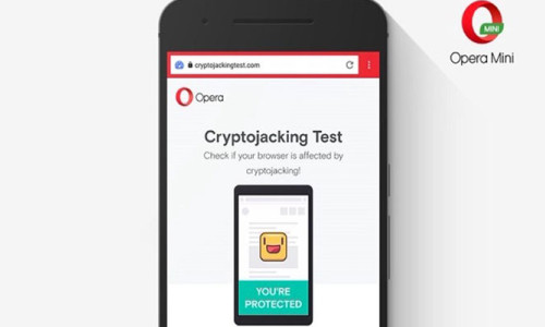 Opera mobilde kripto madenciliğini engelliyor!