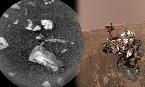 Mars'ta parlak bir cisim bulundu