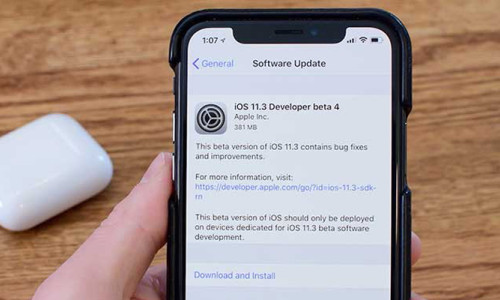 Apple, iOS 11.3 Beta 4'ü yayınladı
