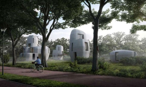 Hollanda dünyanın ilk yaşanabilir 3 boyutlu baskı evlerini yapıyor
