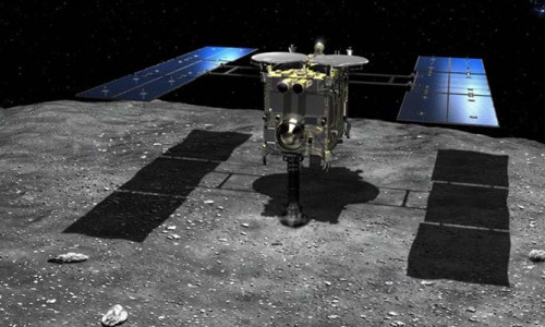 Hayabusa2 Ryugu asteroidinde yapay krater oluşturdu