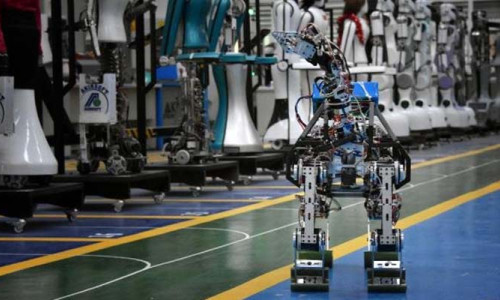 Konya'da 4 ayaklı robot ürettiler