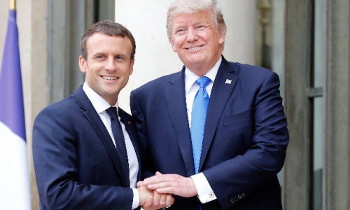 Trump ve Macron internet devlerine vergide anlaşma için ilk adımı attı
