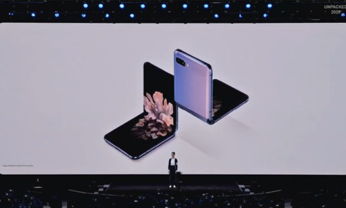 Samsung'un katlanan telefonu Galaxy Z Flip tanıtıldı