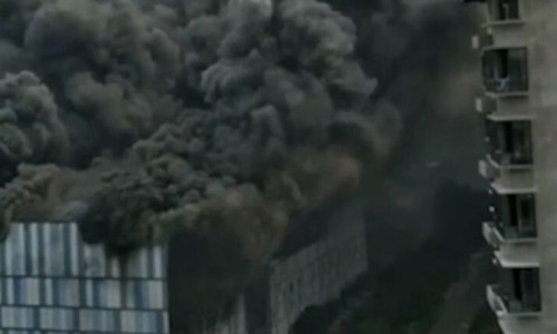 Huawei laboratuvarında devasa yangın