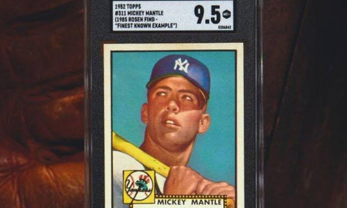 ABD'de Mickey Mantle oyuncu kartı, müzayedede 12,6 milyon dolarla rekor fiyata satıldı
