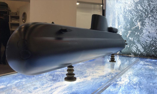 Milli denizaltı STM500 Avrupa'da tanıtıldı