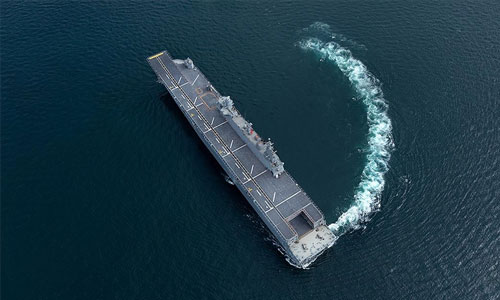 Dünyanın ilk SİHA gemisi TCG Anadolu envantere giriyor