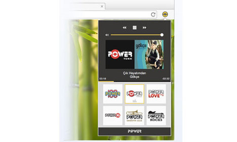 iPower radyoları YandexBrowser'da