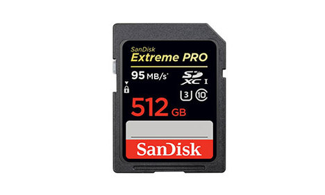 SanDisk'ten 512 GB SD kartı