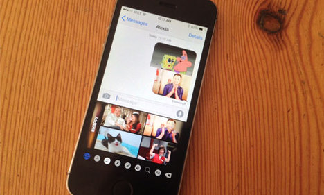 iPhone'da SMS'lerde hareketli resim gönderebilecek