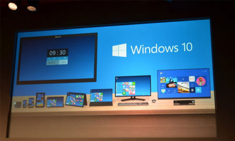 Microsoft Windows 10 işletim sistemini tanıttı