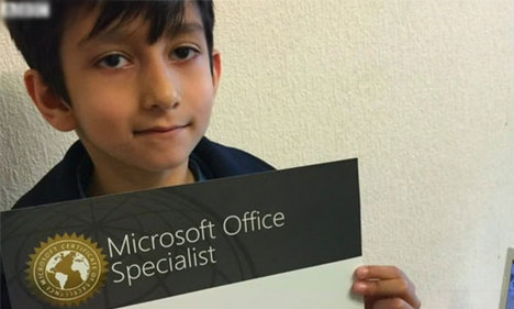 6 yaşında Microsoft Office uzmanı oldu
