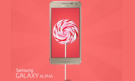 Galaxy Alpha için Android Lollipop Türkiye'de