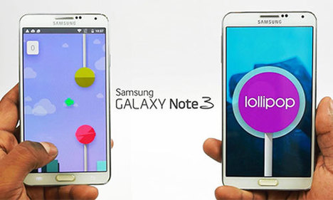 Galaxy Note 3 için Android 5.0 Türkiye'de!