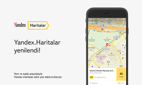 Yandex.Haritalar yenilendi
